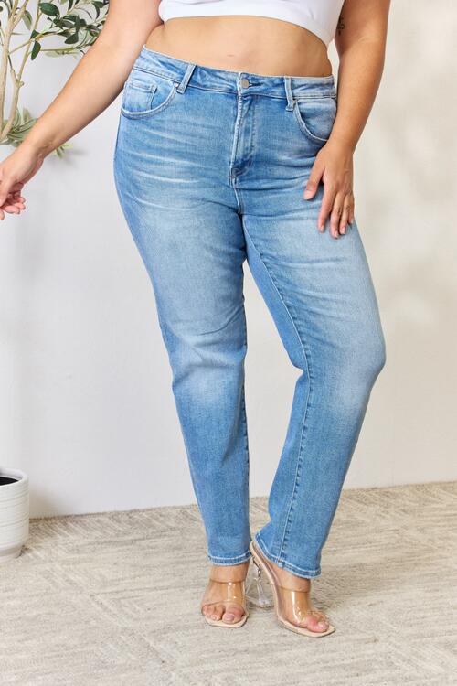 RISEN Full Size Mid Rise Skinny Jeans